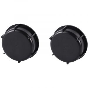 Lot de 2 S100x8 IBC Bouchon Cuve,Raccords Robinet Tuyau ,Raccord Cuve 1000 litres,pour Vanne Cuve 1000l,Reservoir eau de Pluie,Conteneur