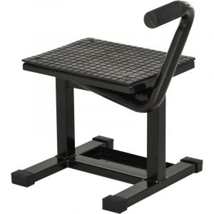 Support universel de moto r&eacute;glable cric hydraulique l&egrave;ve moto b&eacute;quille d'atelier stand moto tout-terrain moto cross supermotard noir