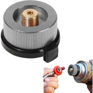1 PCS Adaptateur de Cartouche de Gaz pour Rechauds de Camping, Adaptateur de Cartouche de Gaz &agrave; Bouteille de Gaz, Adaptateur.