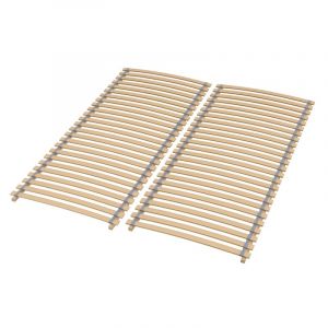 Sommier à lattes 180x200- Premium Sommier à lattes avec 28 lattes, entièrement assemblé et roulé, charge max. 130Kg