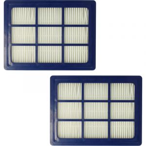 2x filtre compatible avec Nilfisk Elite Superior, Select Classic, Select Comfort aspirateur - Filtre hepa contre les allergies - Vhbw
