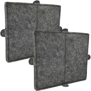 2x Filtres &agrave; charbon actif compatible avec Miele da 419-6, da 419-7, da 419-4, da 420-6 c, da 4208 d c, da 420-4 u, da 420-6 hotte aspirante - Vhbw