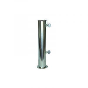 Support tubulaire en fer galvanise' Tube de rechange 55 mm pour pied de parasol - Koem