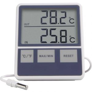 Thermomètre filaire blanc 1015