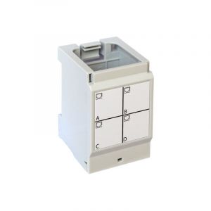 Legrand - Support pour 4 connecteurs RJ45 ftp et stp coffret de communication (413180)