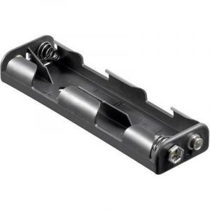 Support de pile 4x LR6 (aa) Goobay 11985 raccordement par empreinte pile 9V (l x l x h) 109 x 32 x 16.2 mm X39713