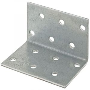 Equerre d'assemblage perfor&eacute;e 60x60x40x2,5 mm