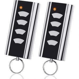 2 pi&egrave;ces t&eacute;l&eacute;commande Garage pour Normstahl Entrematic RCU 433-4K, RCU 433-2K, EA433 2KM, EA433 2KS, Compatible avec Crawford Normstahl 433,92