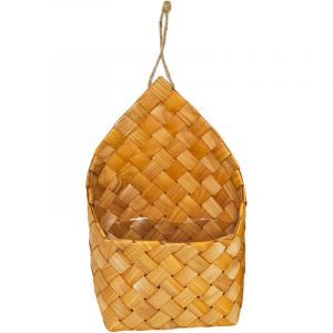 Panier de rangement tress&eacute; mural, panier suspendu, organisateur de rangement mural, porte-courrier, d&eacute;coration murale pour entr&eacute;e, bureau, chambre,