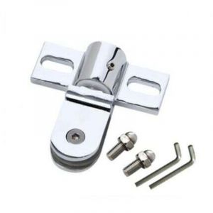 Charni&egrave;re pivotante pour porte de douche en verre, charni&egrave;re pivotante sup&eacute;rieure et inf&eacute;rieure