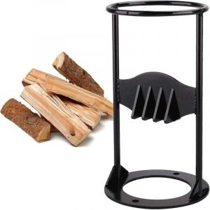 Fendeur de b&ucirc;ches manuel, fendeur de bois de chauffage, coupe-bois, acier au carbone, outil de fendage manuel robuste, fendeur de b&ucirc;ches de bois de