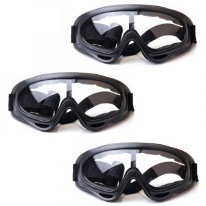 3Pcs Lunettes de S&eacute;curit&eacute; Enfant pour Jeux Ext&eacute;rieurs, Protection pour Nerf N-Strike Elite, Usage Laboratoire et Loisirs