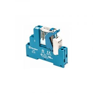 Finder - Relais d'interface 12V c.c., 1 rt, montage Rail din, série , 4C Series ( Prix pour 1 )