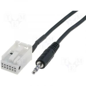 Faisceau entree aux Jack 3.5 Autoradio compatible avec bmw serie 3 Citroen Peugeot ap06