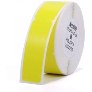 Niimbot Etiquette (rouleau) 72 x 12.5 mm jaune 65 pc(s) A2K18638301 Etiquette pour c&acirc;bles