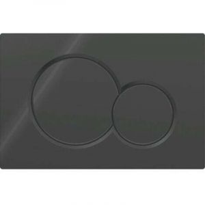 Pour Geberit Sigma01 - Plaque de d&eacute;clenchement SIgma01, noire 115.770.DW.5