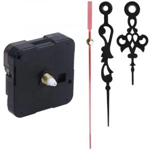 Horloge murale m&eacute;canisme de mouvement &agrave; piles accessoire d'horloge avec pointeur pour bricolage horloge r&eacute;paration pi&egrave;ce remplacement