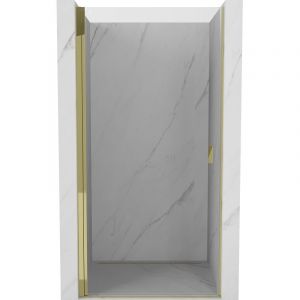 Mexen - Mist-B porte de douche pivotante 85 cm, transparent, dor&eacute; - 8A2-085-000-50-00