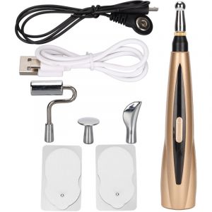 Stylo de massage &eacute;lectronique d'acupuncture : soulage la fatigue, am&eacute;liore la circulation, masseur de points d'acupuncture et de m&eacute;ridiens