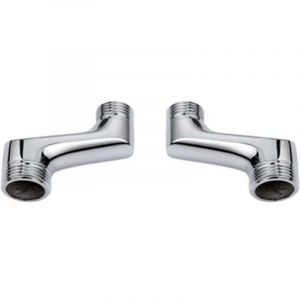 Ahlsen Raccord Excentr&eacute; Mitigeur Bain Douche,Raccord Laiton Coud&eacute; R&eacute;Ducteur,Bras Pivotant R&eacute;Glable,Raccord Excentr&eacute; 1/2 3/4,Raccord Excentr&eacute; Wc