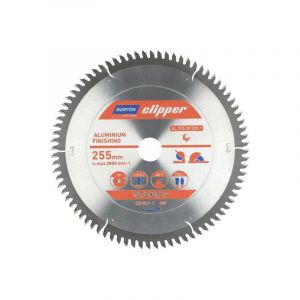 Lame de scie circulaire pour aluminium d.255 - Al&eacute;sage : 30 mm - Diam&egrave;tre : 255 mm - Nombre de dents : 80 - NORTON