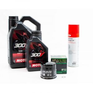 Kit Entretien Vidange pour DUCATI 1260 MULTISTRADA ENDURO de 2019 &agrave; 2021 - MOTUL 300V ROAD RACING 15W50 5L