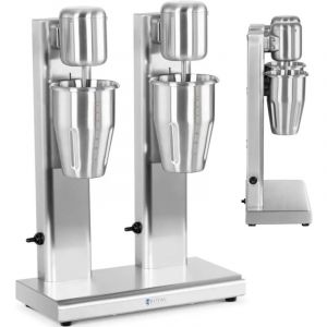 Shaker &agrave; cocktail double bar mixer 2 x 1 l 15000 tr/min