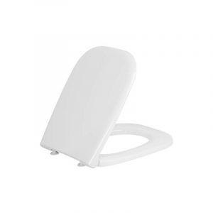 Duravit - Abattant wc D-Code avec softclose charnieres plastique, blanc