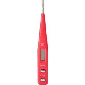 Crayon de test, testeur de tension, test inductif, affichage num&eacute;rique sans contact, panneau LED &eacute;lectrique pour AC DC