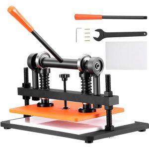 Vevor - Machine a Decouper du Cuir 360 x 260 mm Capacite 1,5 t Presse de Decoupe Manuelle Course Reglable 12 mm Perforatrice Manuelle pour Cuir