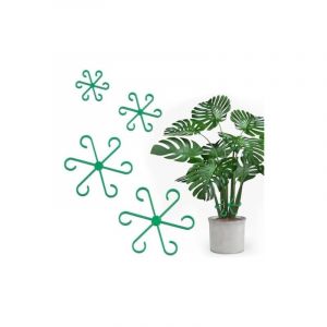Csparkv - 4 Pièces Attache Plante Grimpante Accroche Clips de Support pour Plantes Attache Plante Grimpante Intérieur Vert Clips de Fixation pour