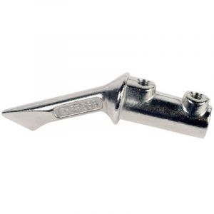 Panne en laiton nickel&eacute;e 2x16mm pour fer &agrave; souder &eacute;lectrique r&eacute;f&eacute;rence 109 - GUILBERT EXPRESS - 2109