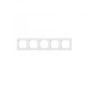 478519 - cache m-smart pour 5 prises - blanc brillant - Merten