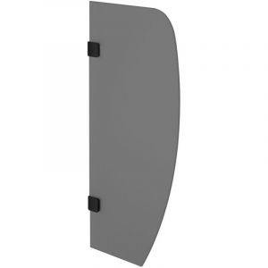 Accessoires - Paroi de s&eacute;paration pour urinoir, noir mat 2502-06 - Sapho