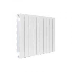 Fondital - Radiateur aluminium Blitz Super B4, 350/100-8 elements blanc, ral 9010