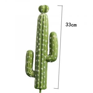 Feiyue - Grand cactus artificiel, fausses fleurs, succulentes, décoration de fenêtre, jardin, bricolage, embellissement artistique, hôtel, salon,