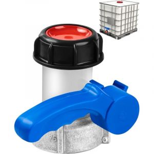 Adaptateur IBC Universel 75MM Vanne Cuve Plastique 1000L Vanne Papillon Adaptateur pour robinet IBC Raccord Cuve 1000L pour R&eacute;servoir Eau de Pluie