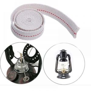 Mèche Lampe À HuileLongueur 5m-Mèche Lampe À Pétrole Largeur 10mmMèche Lampe ✮100% Coton✮ Pour Lampe À Petrole/Lanterne À Huile- Lampe Bruleur