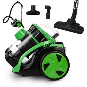 Swanew - Aspirateur sans sac max. 900 watts Technologie multi-cyclonique Aspirateur traîneau avec accessoires Vert - vert