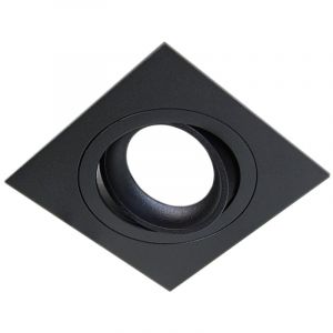 Marca - Noxion Encastré Spot Boxi MR16 inclinable Noir Diamètre 80mm -