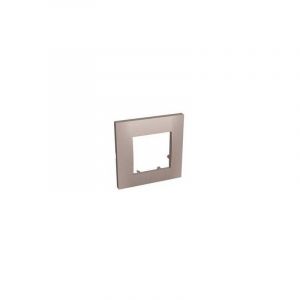 Schneider Electric - Plaque simple couleur granit 1 poste 2M pour appareillage 45X45mm altira ALB45720