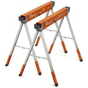 Tr&eacute;teaux r&eacute;glables Bora Workhorse XT &ndash; Paire haute capacit&eacute; 612 kg chacun (lot de 2 tr&eacute;teaux)