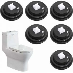 6Pièces Valves à Flotteur pour robinet, Joint Chasse dEau WC,Rondelles de Diaphragme en Caoutchouc de Rechange pour