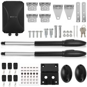 Randaco Motorisation de portail battant Ouvre-porte portail coulissant jusqu'&agrave; 600kg Motorisation portail coulissant avec d&eacute;tecteurs infrarouges