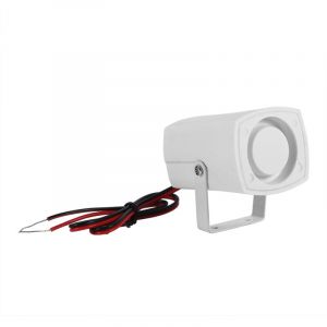 Syst&egrave;me d'alarme sonore de s&eacute;curit&eacute; de v&eacute;hicule &agrave; la maison avec mini klaxon filaire avec prise en charge 110dB DC 12V