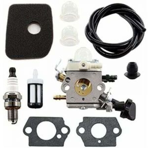 ZVD- Kit carburateur avec filtre &agrave; air et bougie d'allumage pour souffleurs &agrave; feuilles STIHL BG86 SH56 SH56C SH86C BG86CE BG86Z BG86CEZ, remplace