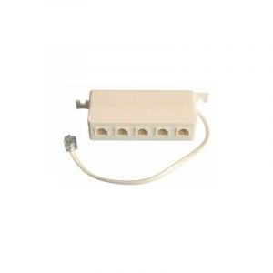 GSC - Distributeur t&eacute;l&eacute;phonique m&acirc;le 5 femelle 6P / 4C RJ11 2600960