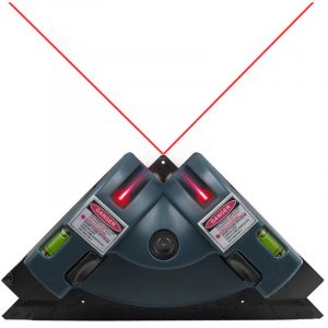 Niveau laser &agrave; projection &agrave; angle droit, bo&icirc;tier plastique int&eacute;gr&eacute;, niveau laser infrarouge &agrave; ligne horizontale et verticale, niveau de carrelage,