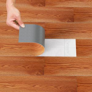 Einfeben - Revêtement de Sol Adhésif pvc Vinyle 14 Pièces 1,95 m² Effet bois beige doré