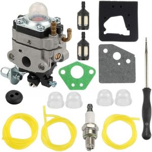 Carburateur pour moteur Honda 4 temps GX31 GX22 FG100 16100-ZM5-803 GCA91 Carb avec outil de r&eacute;glage du carburateur Kit de conduite de carburant